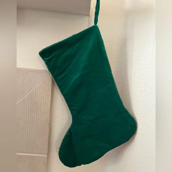 Coca-Cola vintage Christmas stocking. Red and green sequins and beaded trim - Picture 3 of 8